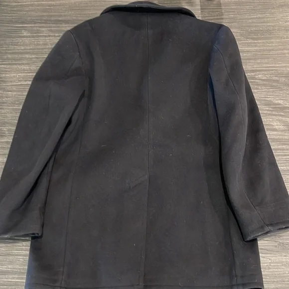 VINTAGE U.S. NAVY 100% WOOL CORDUROY INSIDE POCKETS PEACOT TAGGED SIZE 38 - Picture 11 of 13